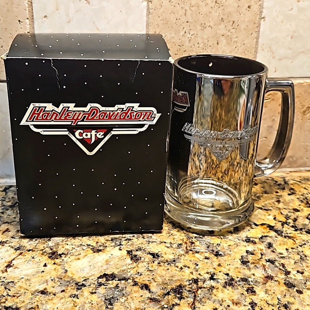 HARLEY DAVIDSON LAS VEGAS CAFE LARGE MUG BEER‎ STEIN WITH ORIGINAL BOX